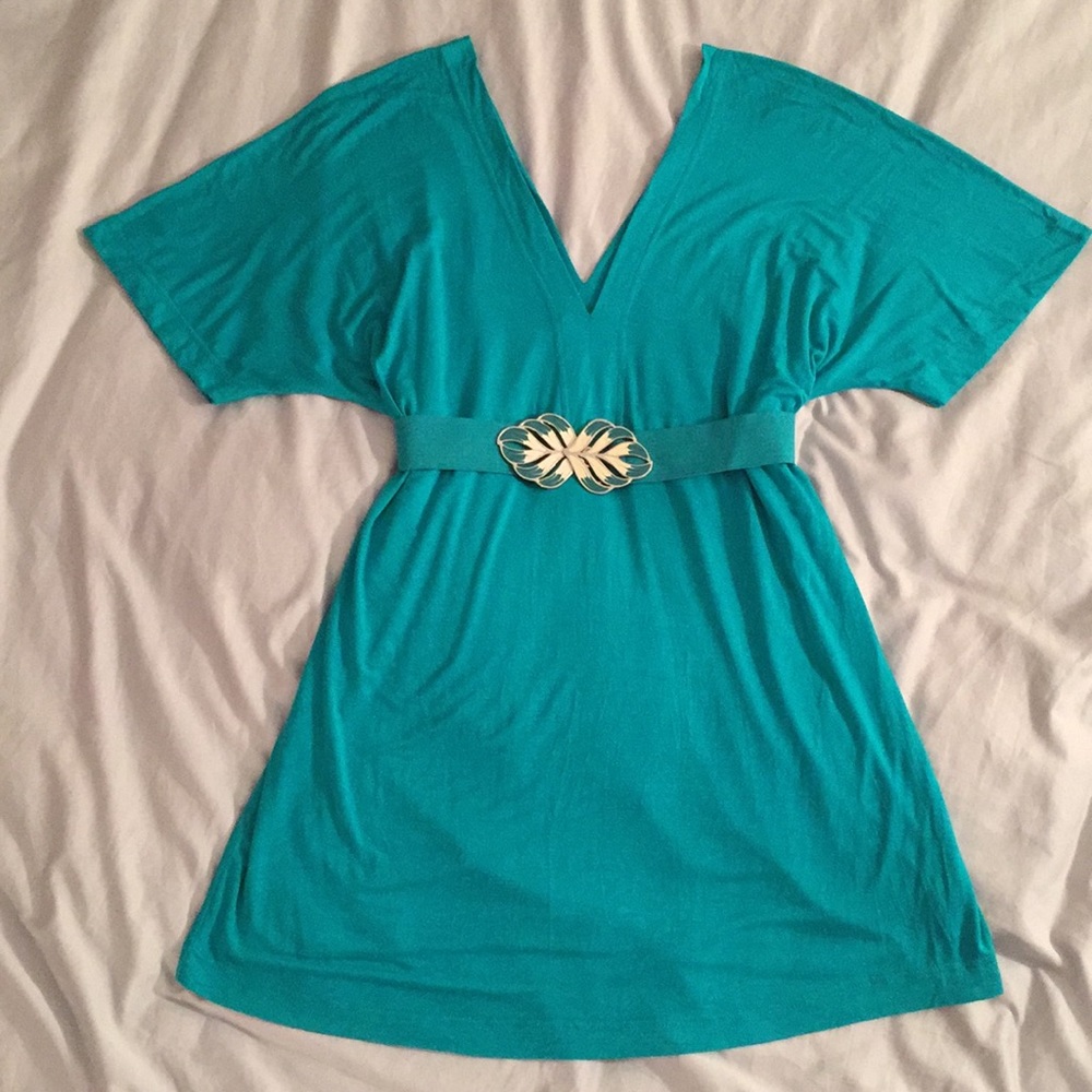 Forever 21 V-Neck Belted Tunic